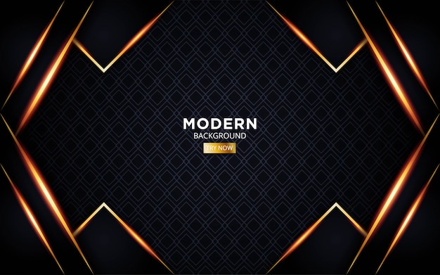 Luxury black geometric background.