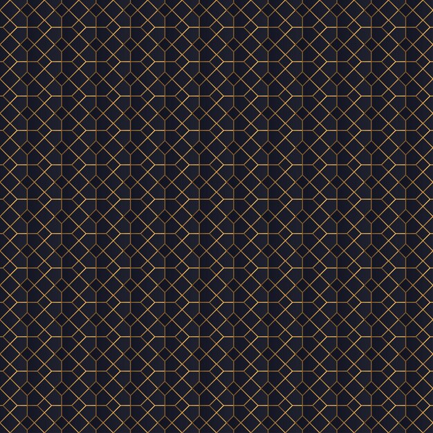 Luxury Gold and Blue Square Pattern Background Design