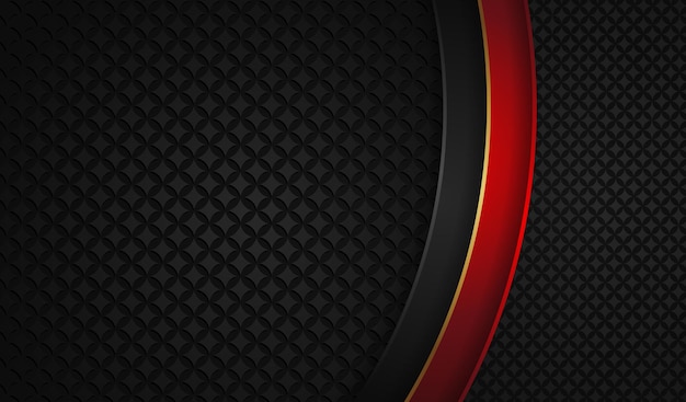 luxury layers abstract background with lines effect realistic on textured dark background