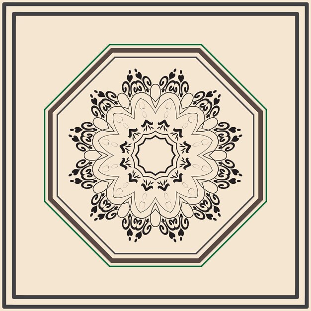 Luxury mandala vector design