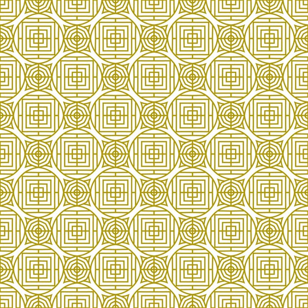 luxury pattern ethnic gold line