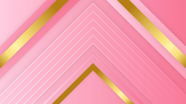 luxury pink gold abstract background vector illustration for presentation design can be used for business corporate institution party festive seminar flyer texture wallpaper and pattern