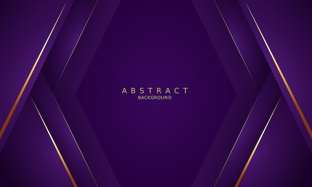 luxury premium purple background and gold line