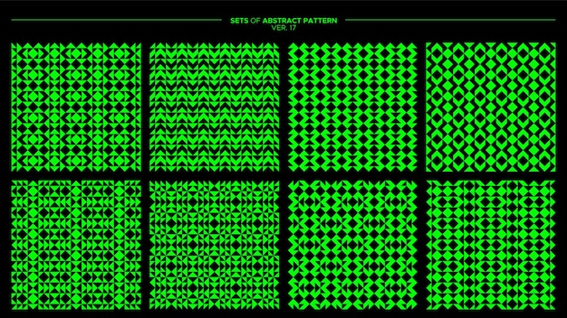 Luxury square and triangle seamless pattern.