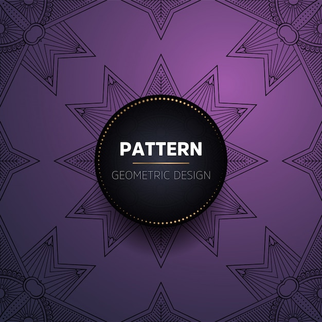 luxury vintage mandala seamless pattern