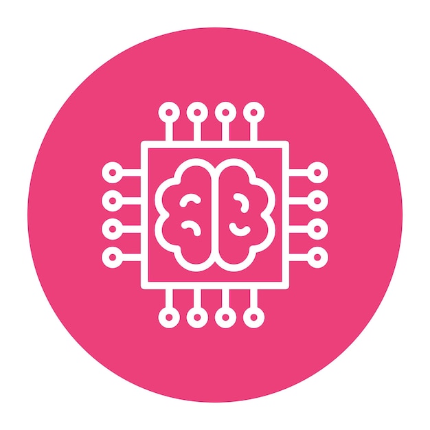 machine learning icon vector image can be used for digital disruption