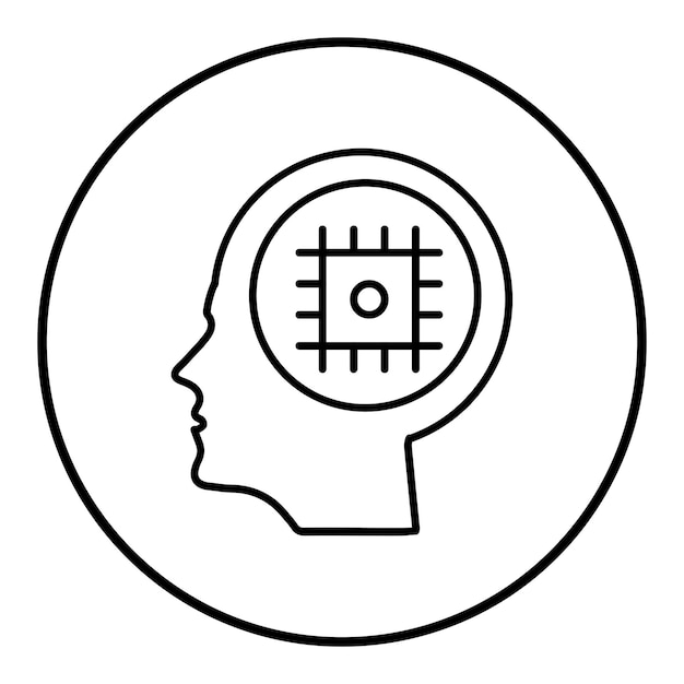 Machine Perception vector icon Can be used for Data Analytics iconset