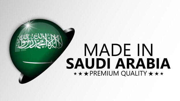 made in saudiarabia graphic and label element of impact for the use you want to make of it