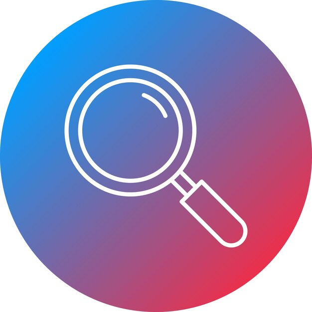 Magnifying Glass icon vector image Can be used for Office Stationery