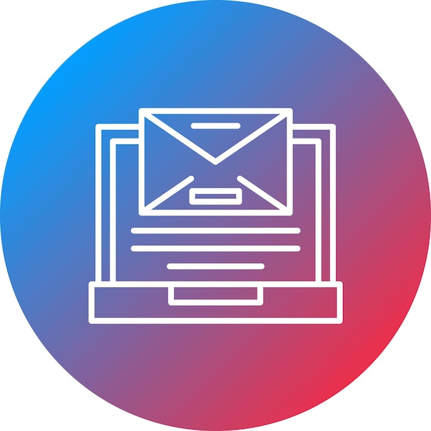 Mail icon vector image Can be used for Communications