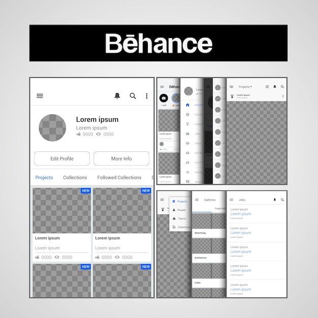 Mall Behance UX