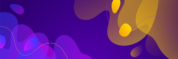 Mall för abstrakt färgglad polygonbannerdesign. Färgglad teknisk webb-banner med geometriska former i bakgrunden och lutning-färger. Vektorgrafisk designbanner mönsterpresentationsbakgrund