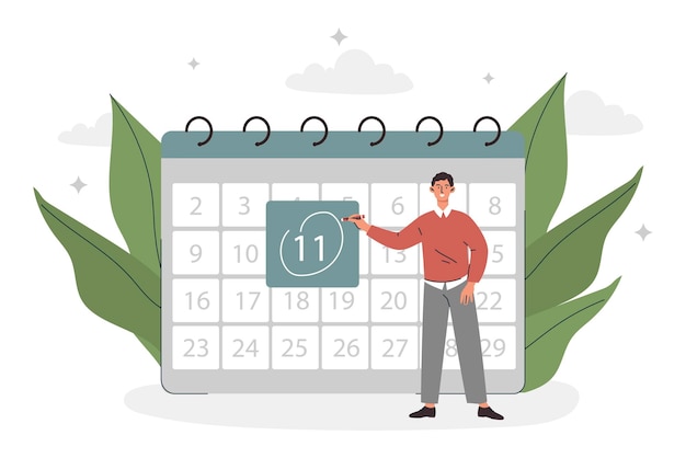 Man creates calendar