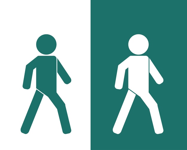 Man icon people icon vector logo design template