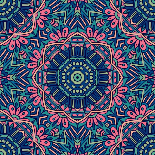 mandala arabesque seamless pattern