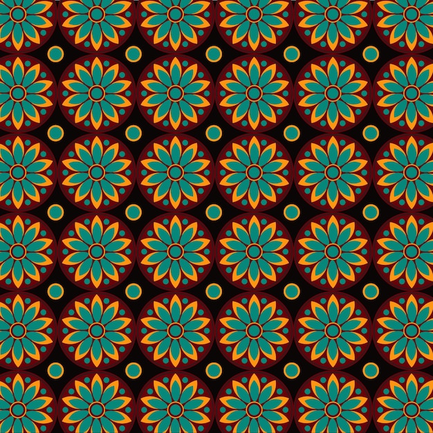 Mandala geometric colorful pattern vector background texture vector in illustration graphics vector