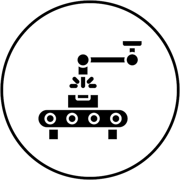 Manufacture vector icon Can be used for Industrial Process iconset