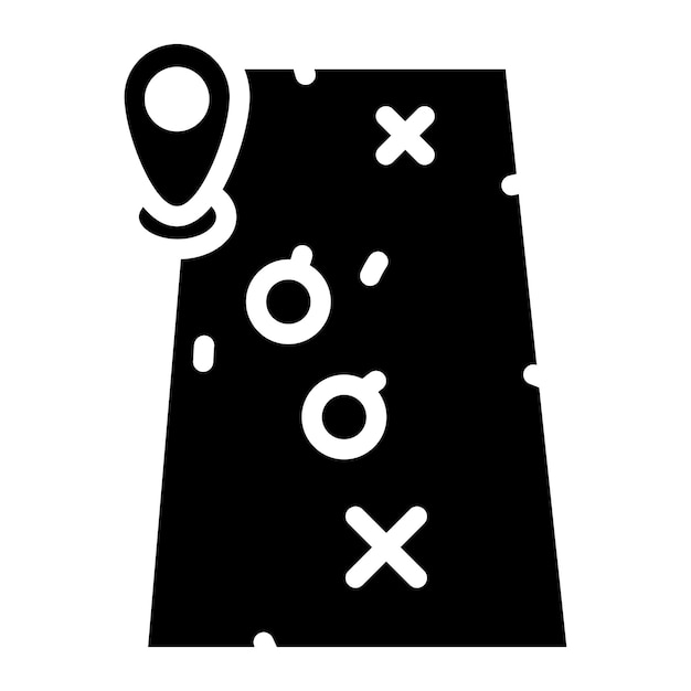 map icon vector image can be used for mining and crafting