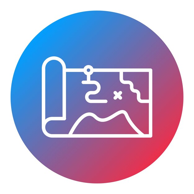 Map icon vector image Can be used for Trekking