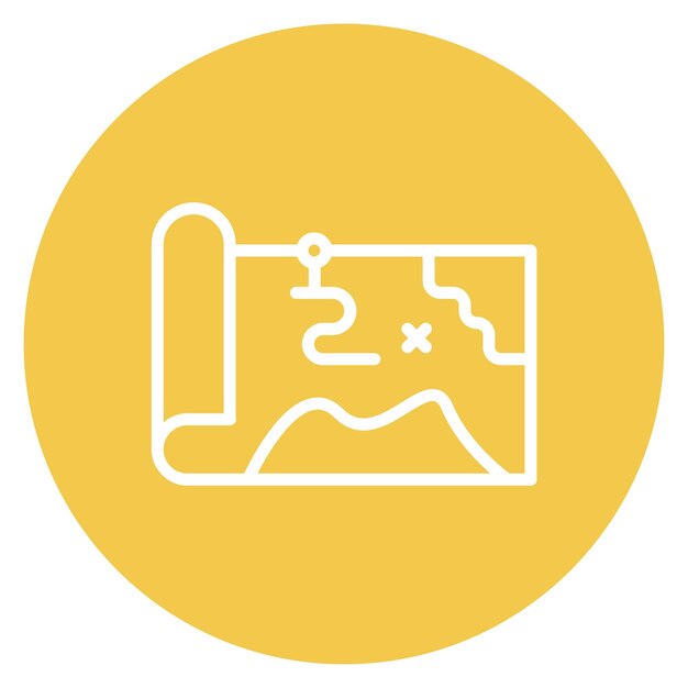 Map icon vector image Can be used for Trekking
