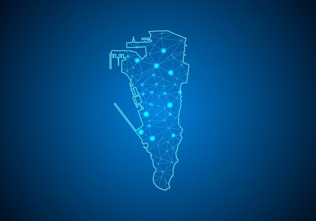 Map of gibraltar.