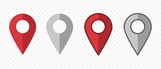 Map pin Location pin icon Map markers Gps pointer Route search