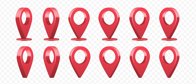 Map pin Location pin icon Map markers Gps pointer Route search