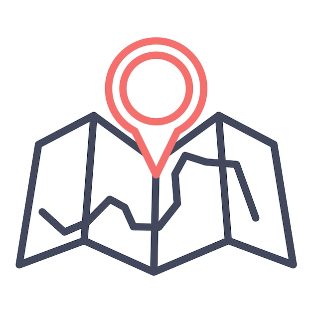 Map Vector Illustration Style