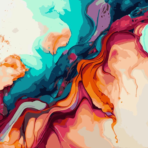 marble texture design colorful multicolored marble surface curved lines bright abstract design background vector