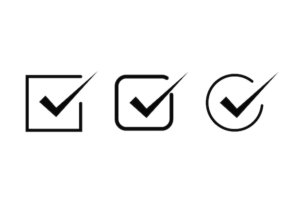 mark vector icon