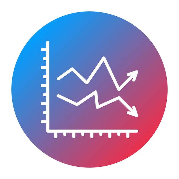 Market Volatility icon vector image Can be used for Business Risks
