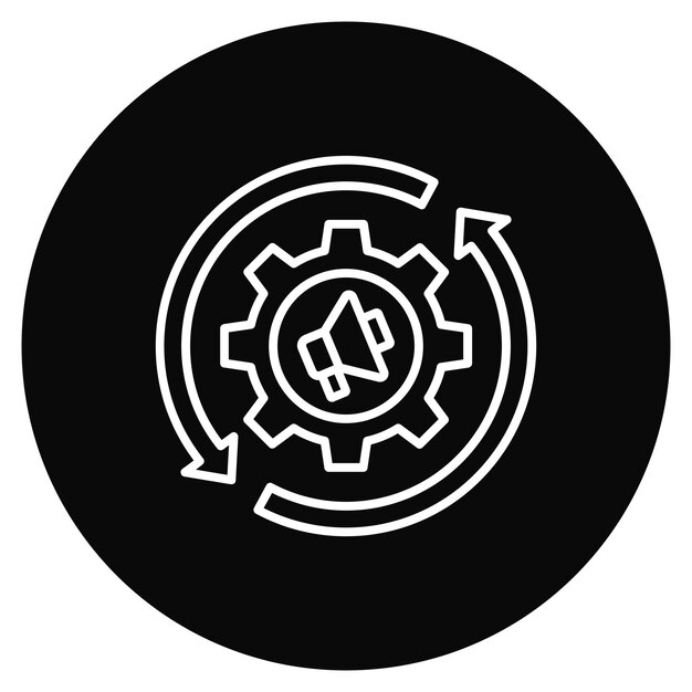 Marketing Automation icon vector image Can be used for Marketing Technology