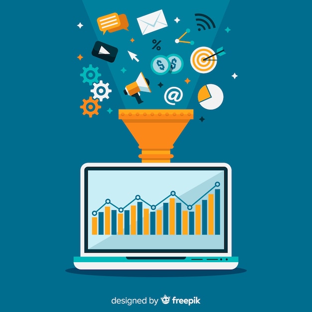 Marketing conversion funnel