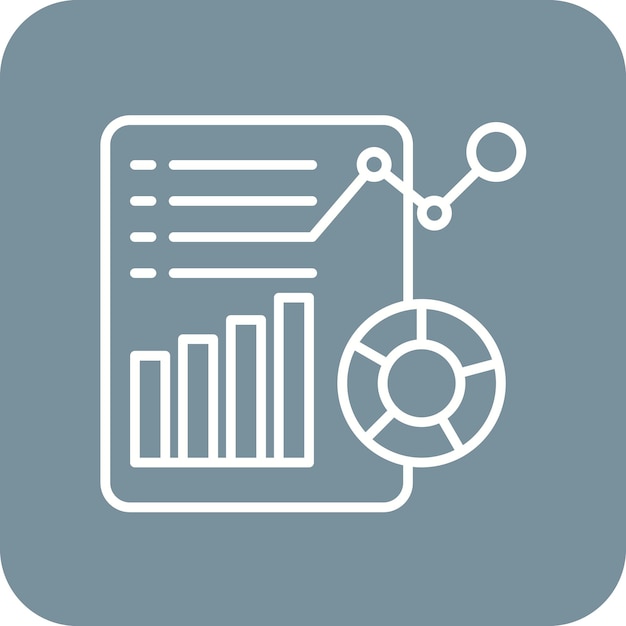 Marketing Report icon vector image Can be used for Marketing