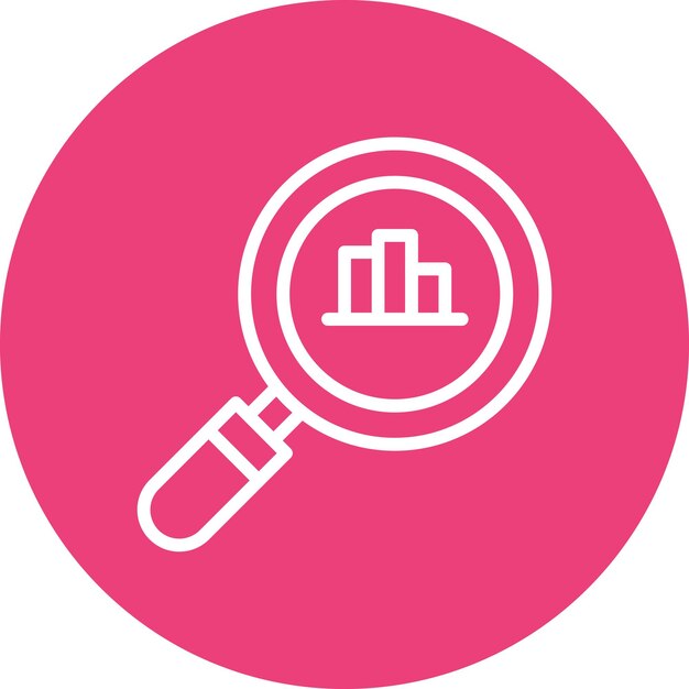 Marketing Research vector icon illustration of Digital Marketing iconset