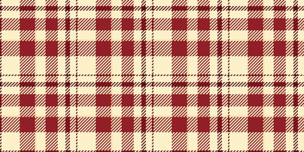 Marketing texture vector seamless diwali background fabric textile Isolation plaid tartan pattern check in blanched almond and red colors