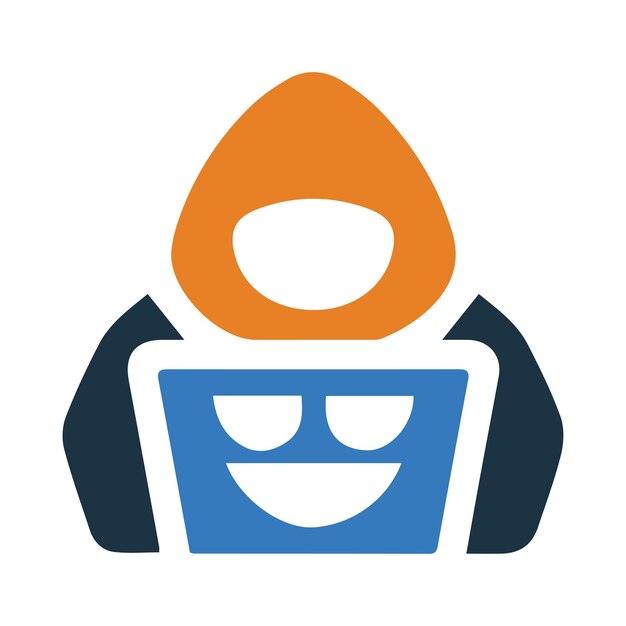 mask man head computer software hacker computer hacker icon