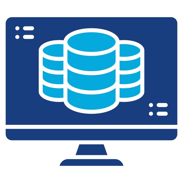 master data icon vector image can be used for shipping