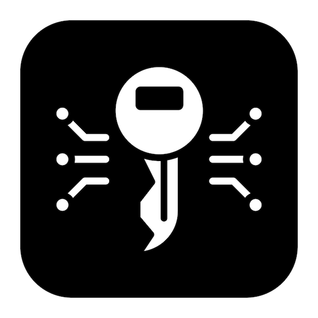 Master key icon vector image Can be used for Locksmith