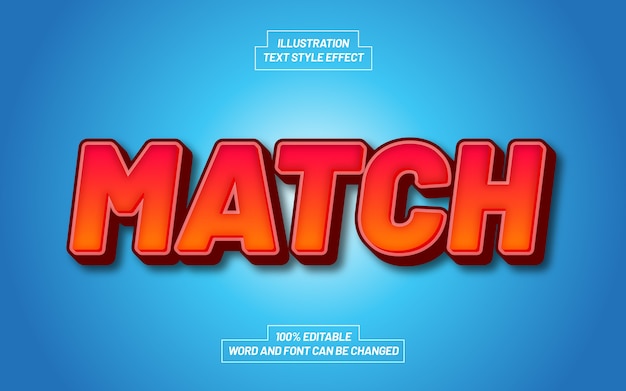Match Bold Text Style Effect