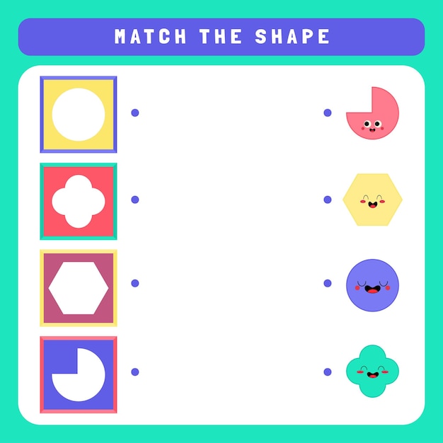 Match the shapes worksheet