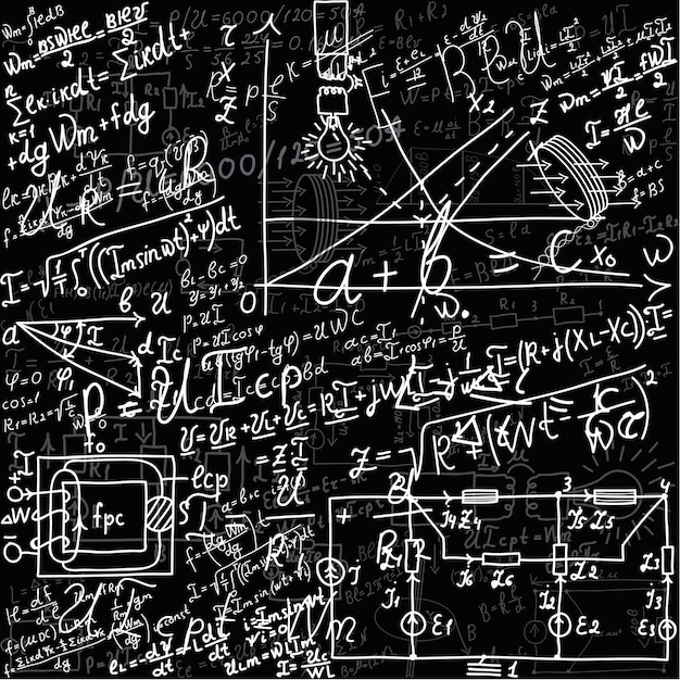 Mathematical equations and formulas