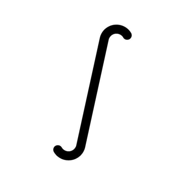 mathematics integral symbol icon