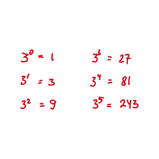 Mathematics vector illustration with hand drawn numbers and mathematical formulas Vector set