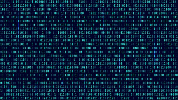 Matrix Baggrund med blåt lys