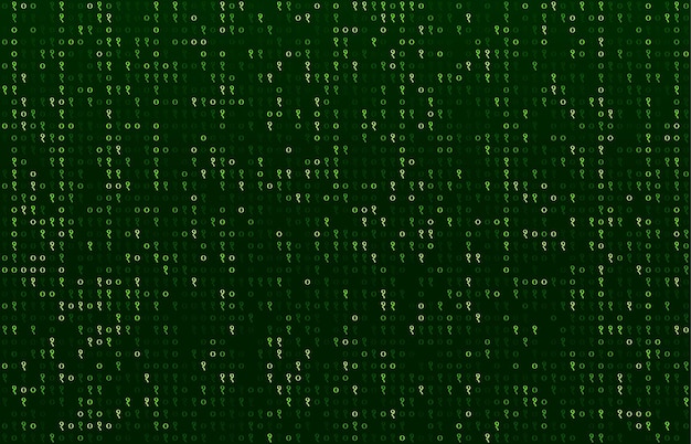 Matrix Binary Sanskrit Pattern