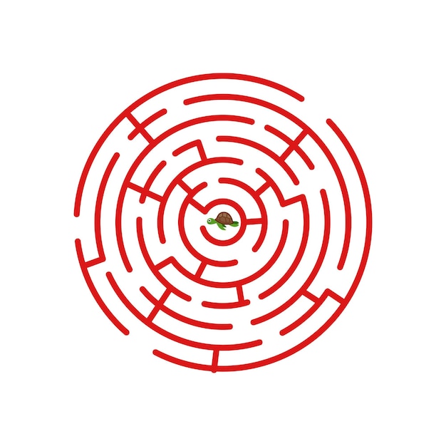 maze game for kids labyrinth conundrum find the right path childrens activity page illustrations