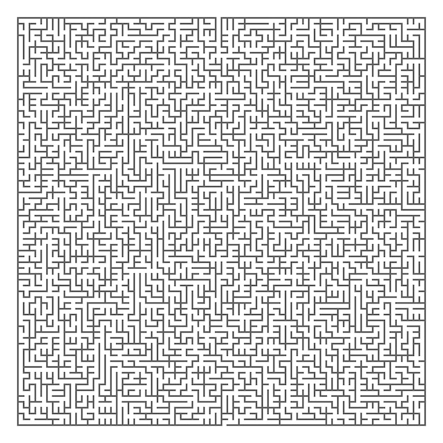 Maze game illustration