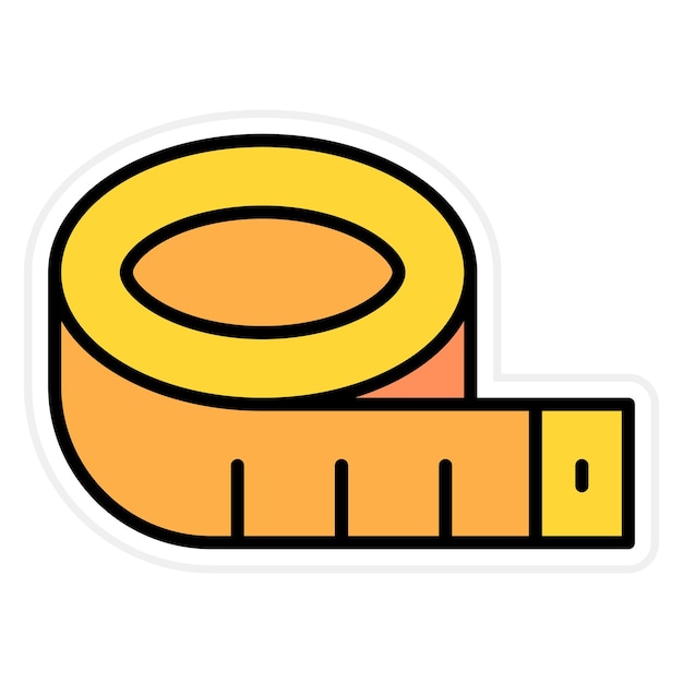 Measuring Tape icon vector image Can be used for Sewing