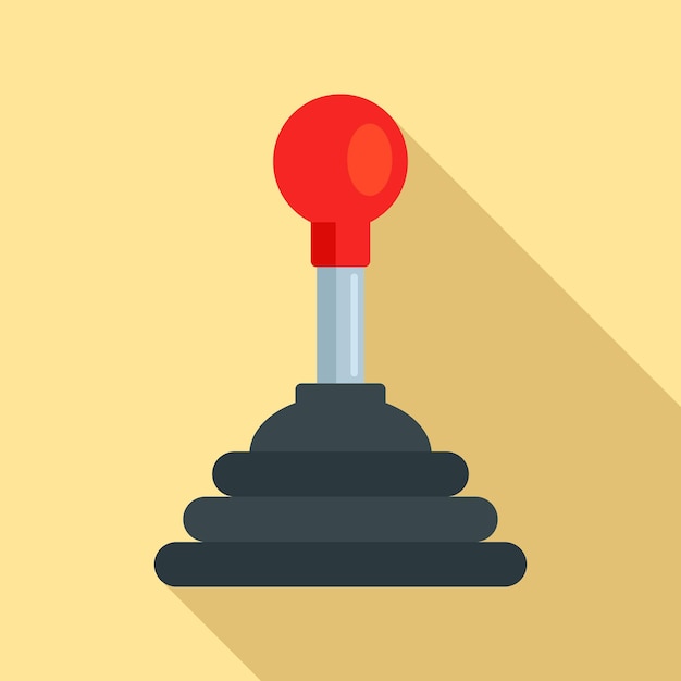 Mechanic gearbox icon Flat illustration of mechanic gearbox vector icon for web design